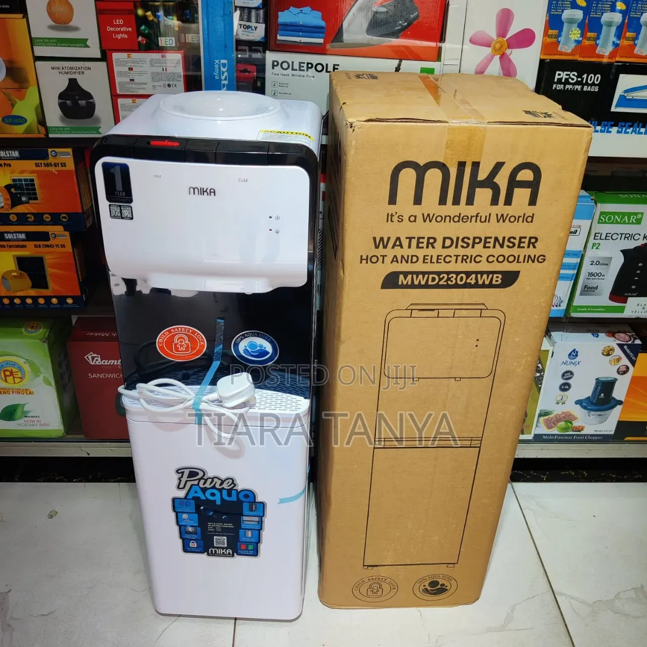 Mika Water Dispenser, Standing , Hot Electric Cooling, With Cabinet
