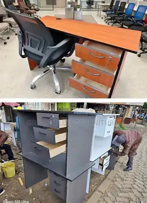 Office Chair Plus Study Desk