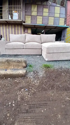 6 Seater Cozy Beige Corner Lounge