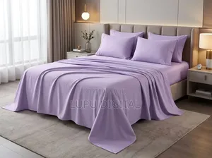 7*8 6pcs Flat Plain Coloured Pure Cotton Bedsheets