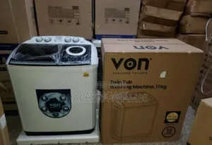 Two Tubs. Von 11kgs Washing Machine