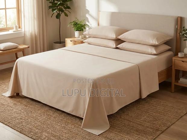 7*8 6pcs Flat Plain Coloured Pure Cotton Bedsheets - thumbnail 6