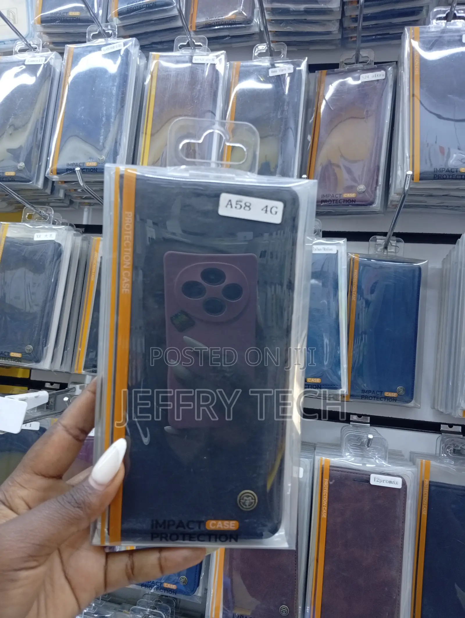 Protective Impact Case Designed for the Oppo A58 4g Smartphone.