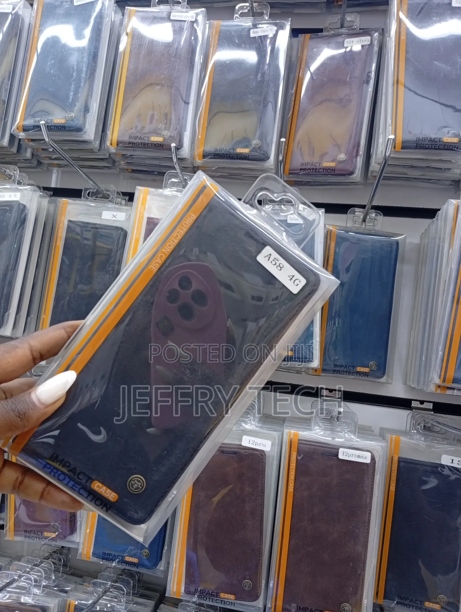 Protective Impact Case Designed for the Oppo A58 4g Smartphone.