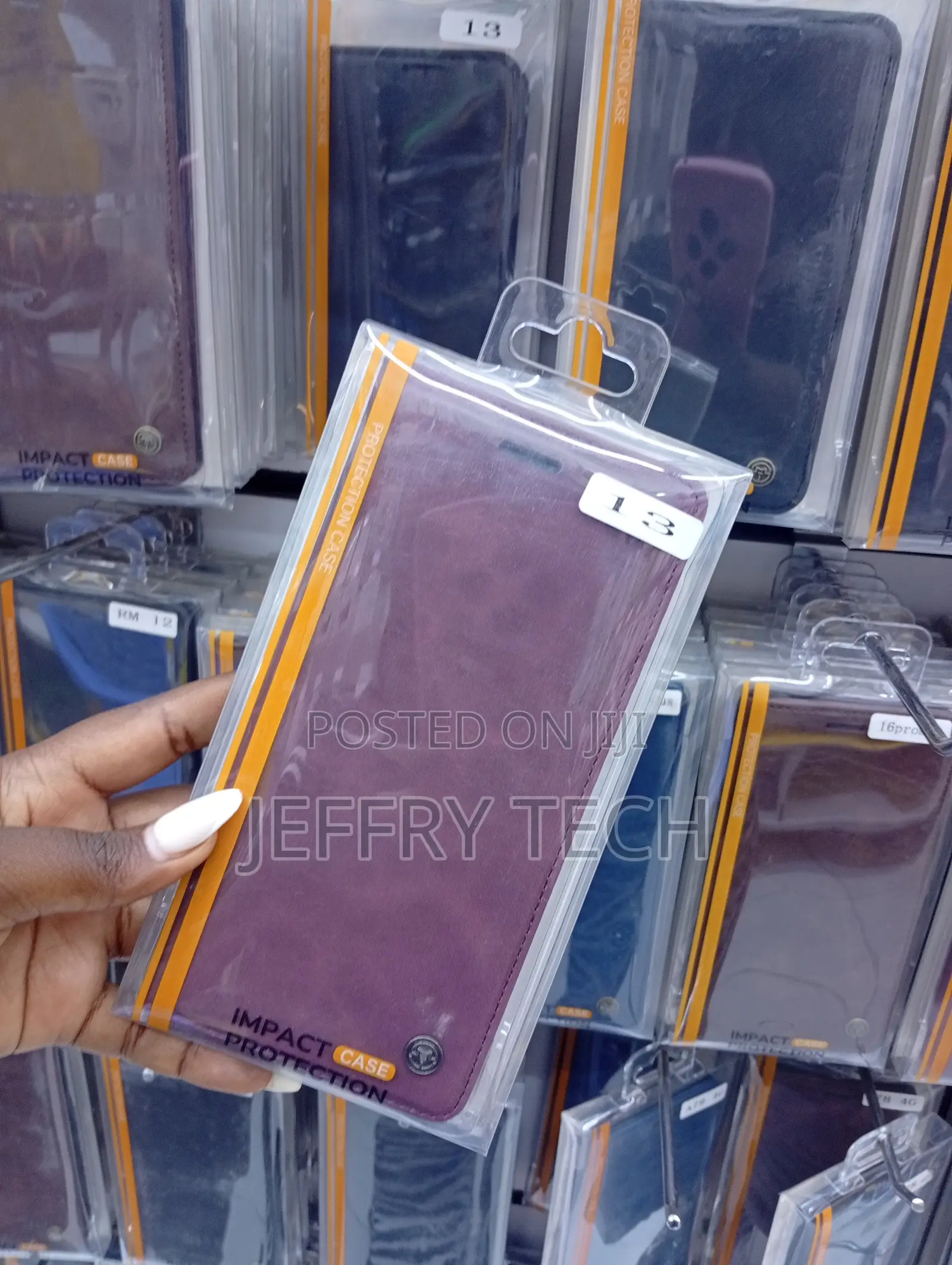Pu Leather Flip Wallet Case Designed for Mobile Phone Protection.