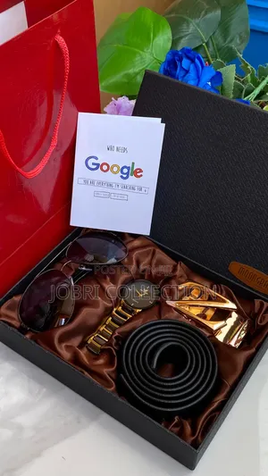 Mens Belt X Watch X Sunglasses Gift Set