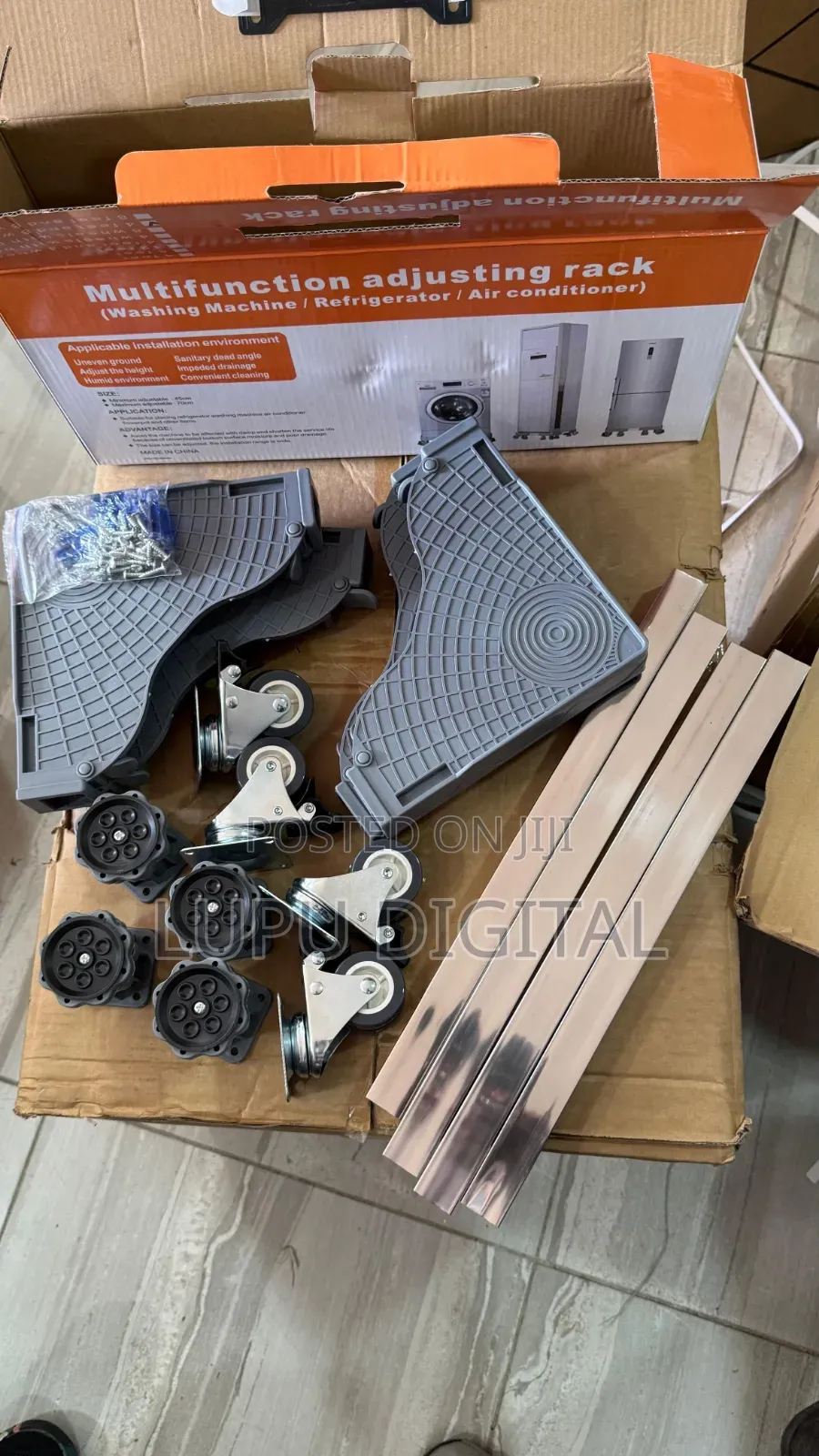 *Heavy Duty Adjustable Fridge/ Washing Machine Base