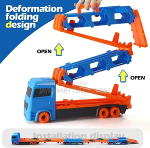 Foldable Truck Racing Track Toy – Fun Storage Play Set