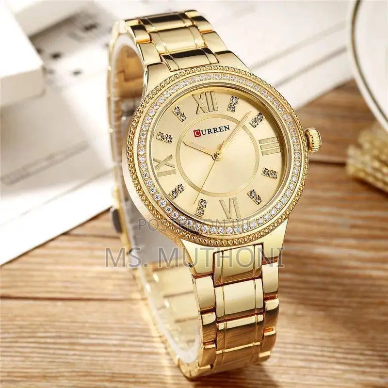 Quartz Curren Ladies Wrist Watch  ( Silver, Gold , Rose Gold )