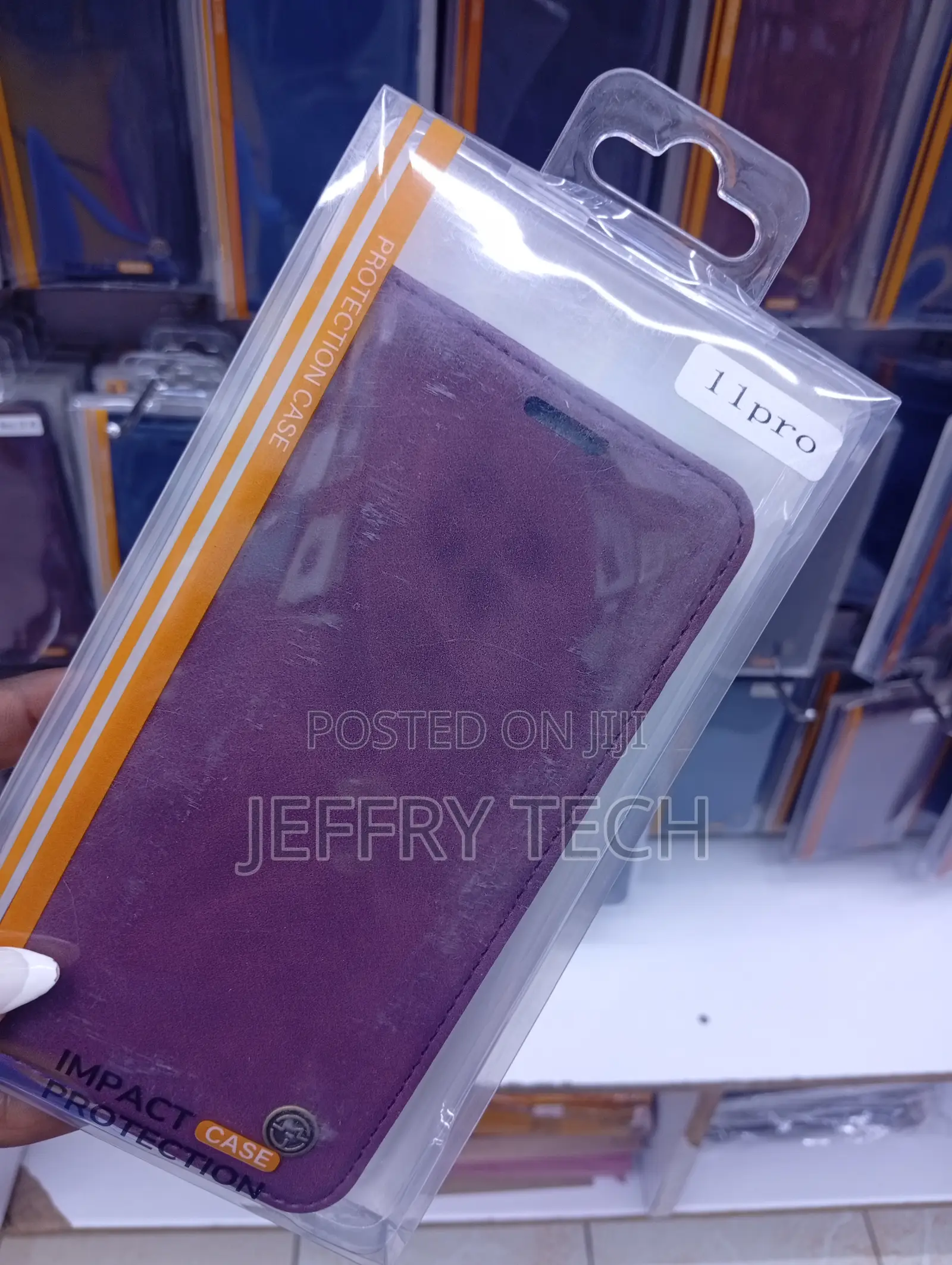 Flip Wallet Protective Case Designed for the iPhone 11 Pro.