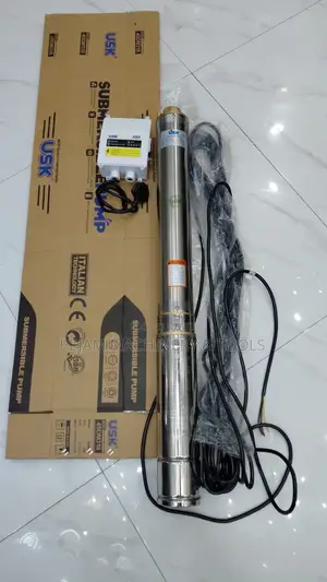 Usk Submersible Pump 1.5hp 4sdm 119metre Head Copper With Control Box