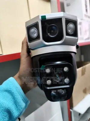 2 Dual Lens Wifi Camera Solar Powered PTZ CCTV