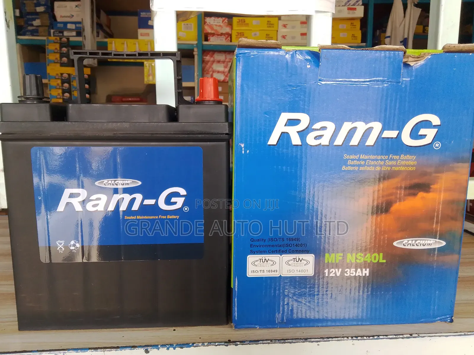 Ram-G Mf Ns40l 12volts 35ah Car Battery