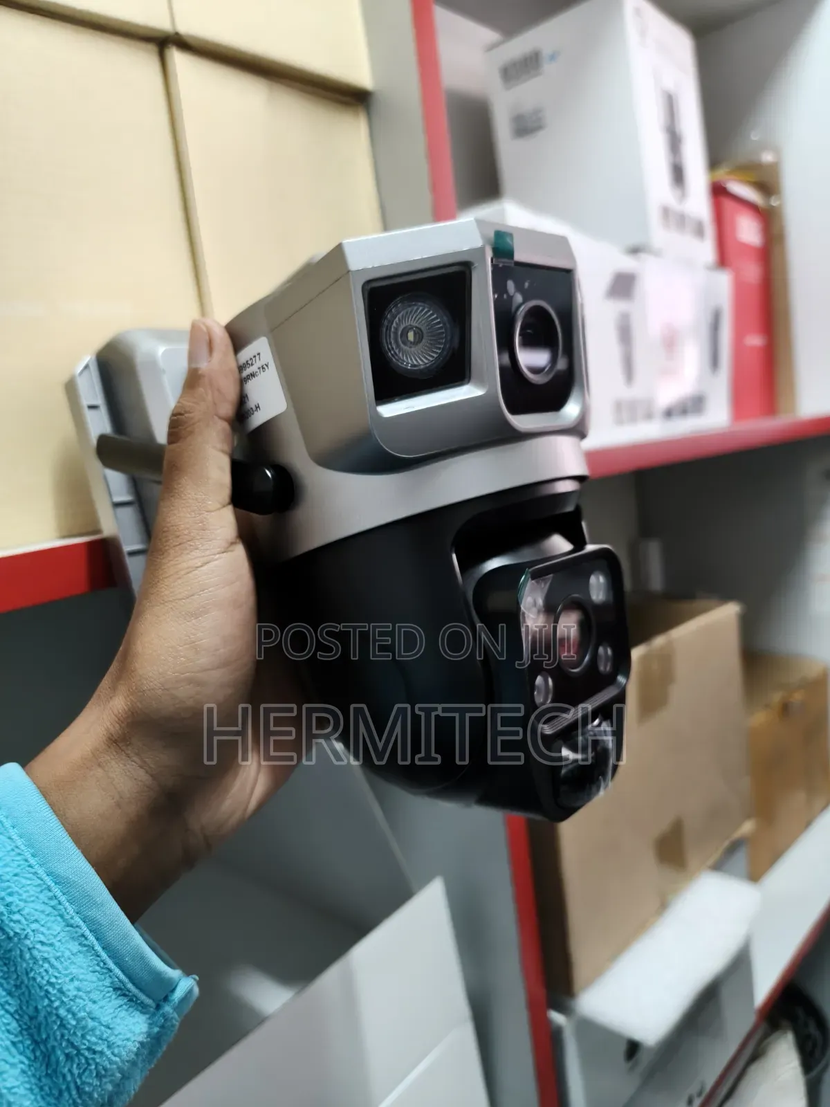 Smooth Video Dual Lens Wifi Smart Solar Powered CCTV