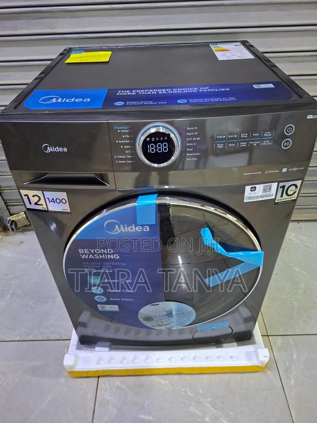 Midea 12kg Wash and Spin Front Load Washing Machine - thumbnail 2