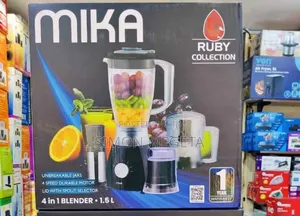 Brand New Mika Blender 4-in-1 | 1.5l Jug + Grinder | Strong Motor