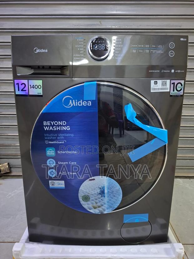 Midea 12kg Wash and Spin Front Load Washing Machine - thumbnail 3
