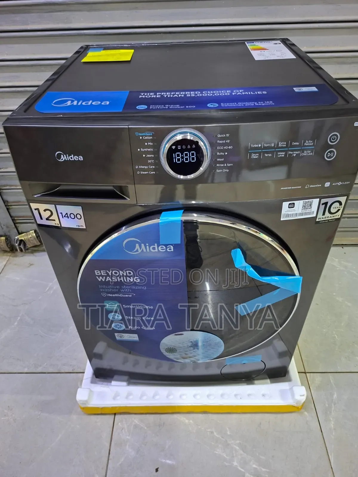 Midea 12kg Wash and Spin Front Load Washing Machine