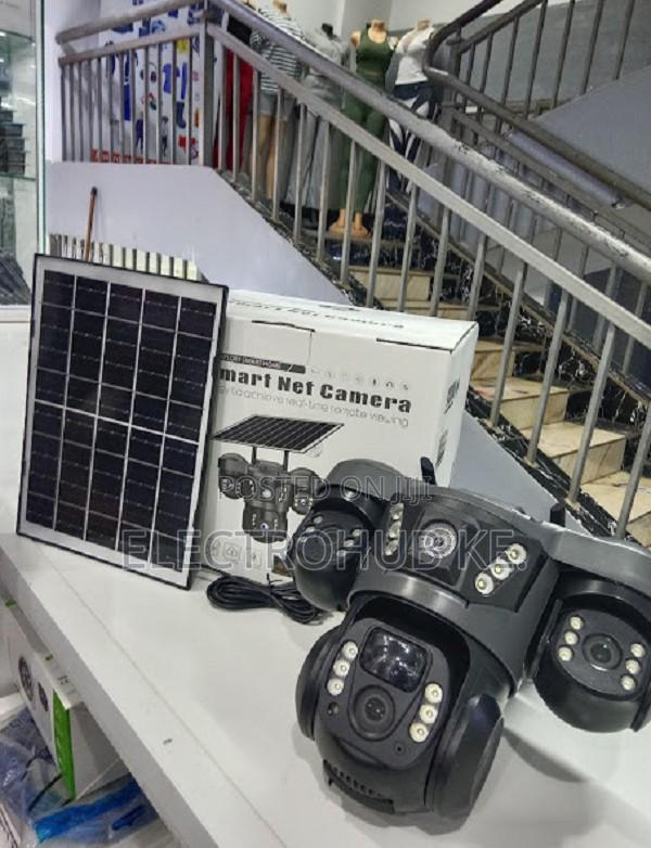 V380 Triple Llens Solar 1080p Camera - Outdoor Use