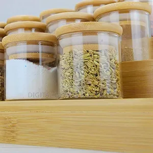 12pcs Glass Spice Jar