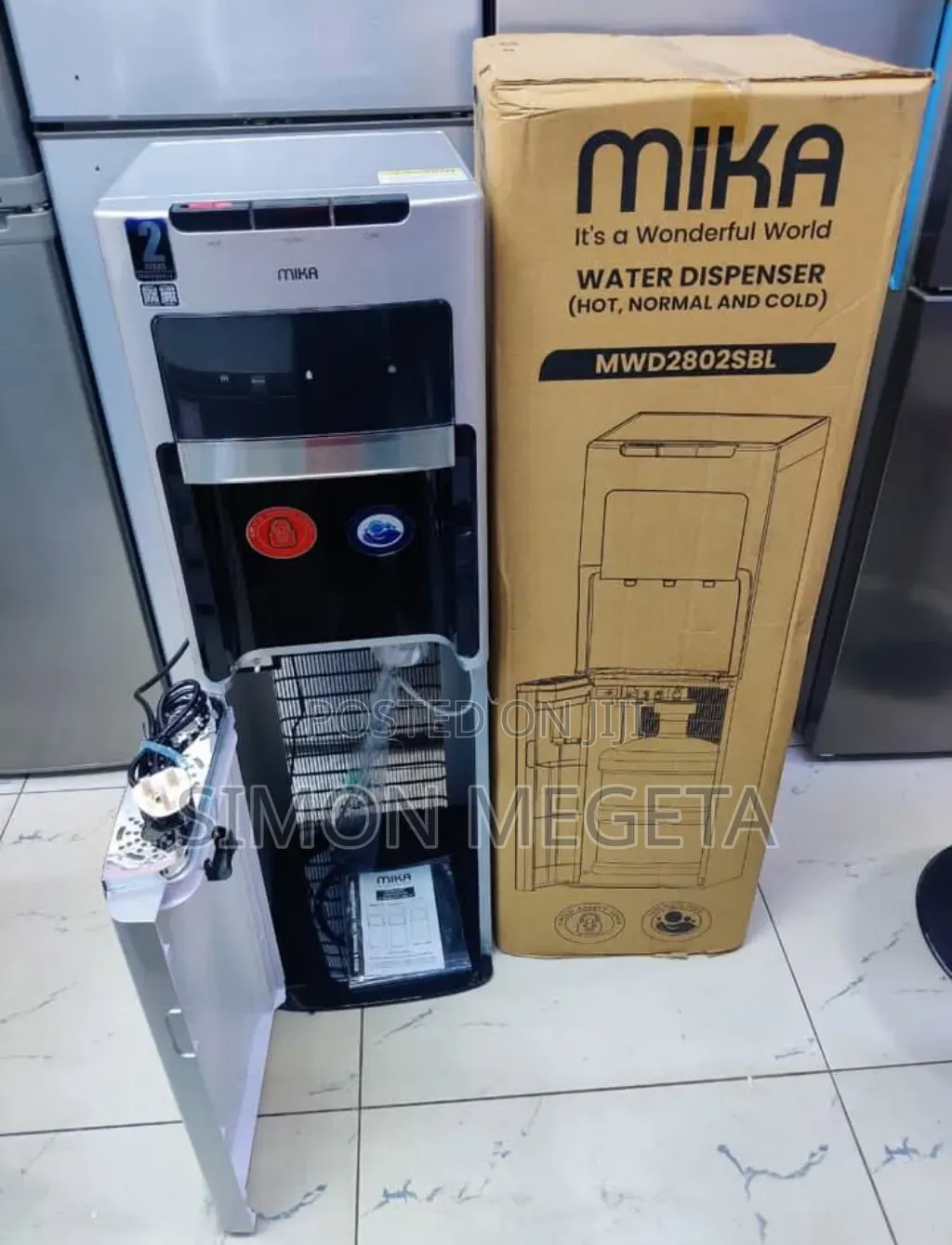 Mika Water Dispenser – Hot Cold With Child Lock (Clean Condition)