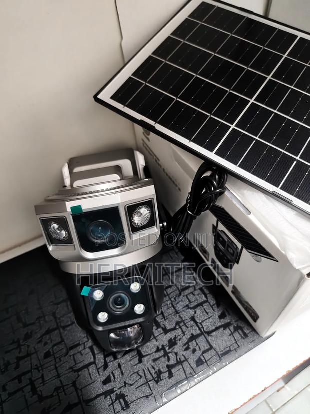Wifi Solar Camera Dual Lens With Intelligent Loop Recording