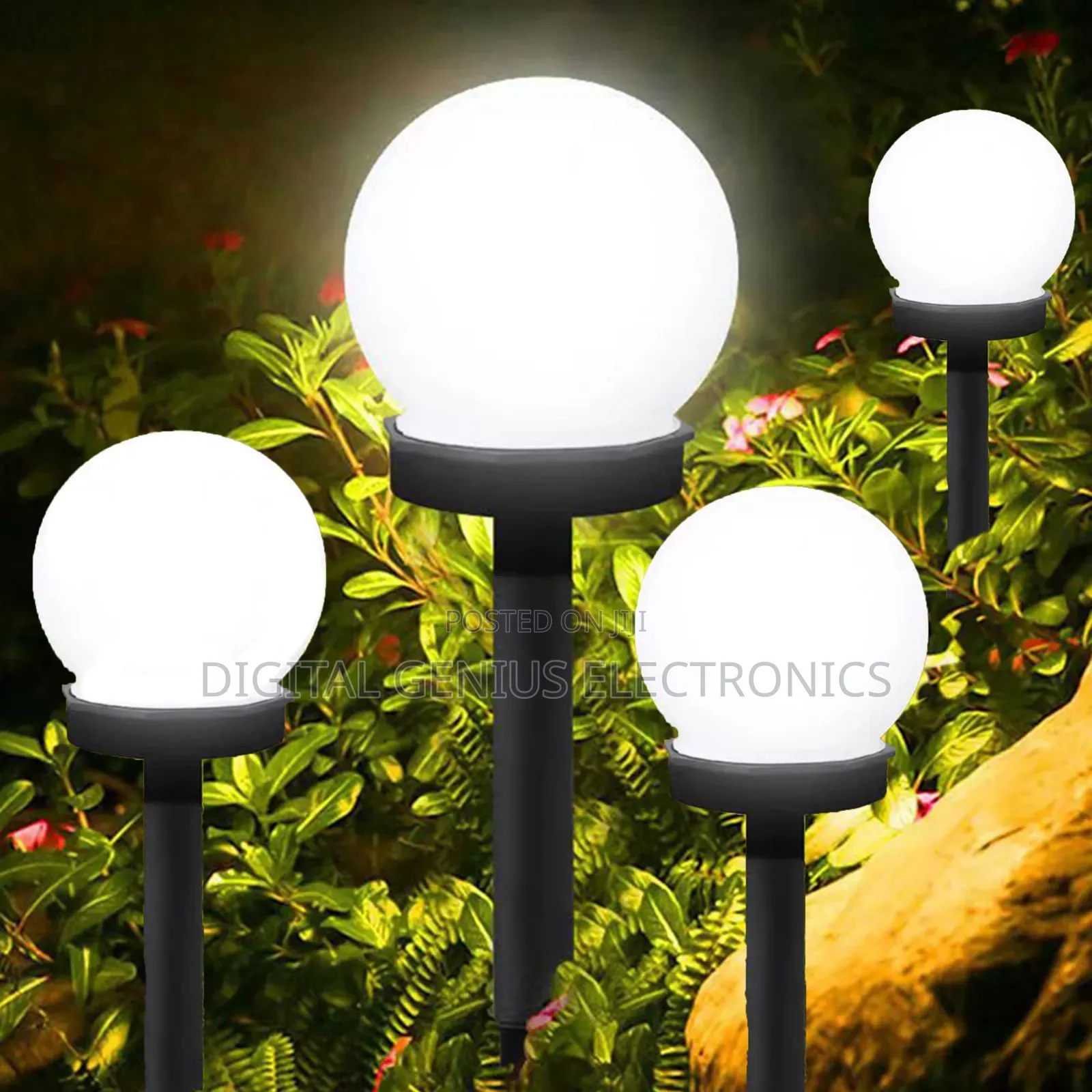 6 Pieces Outdoor Ball Solar Light