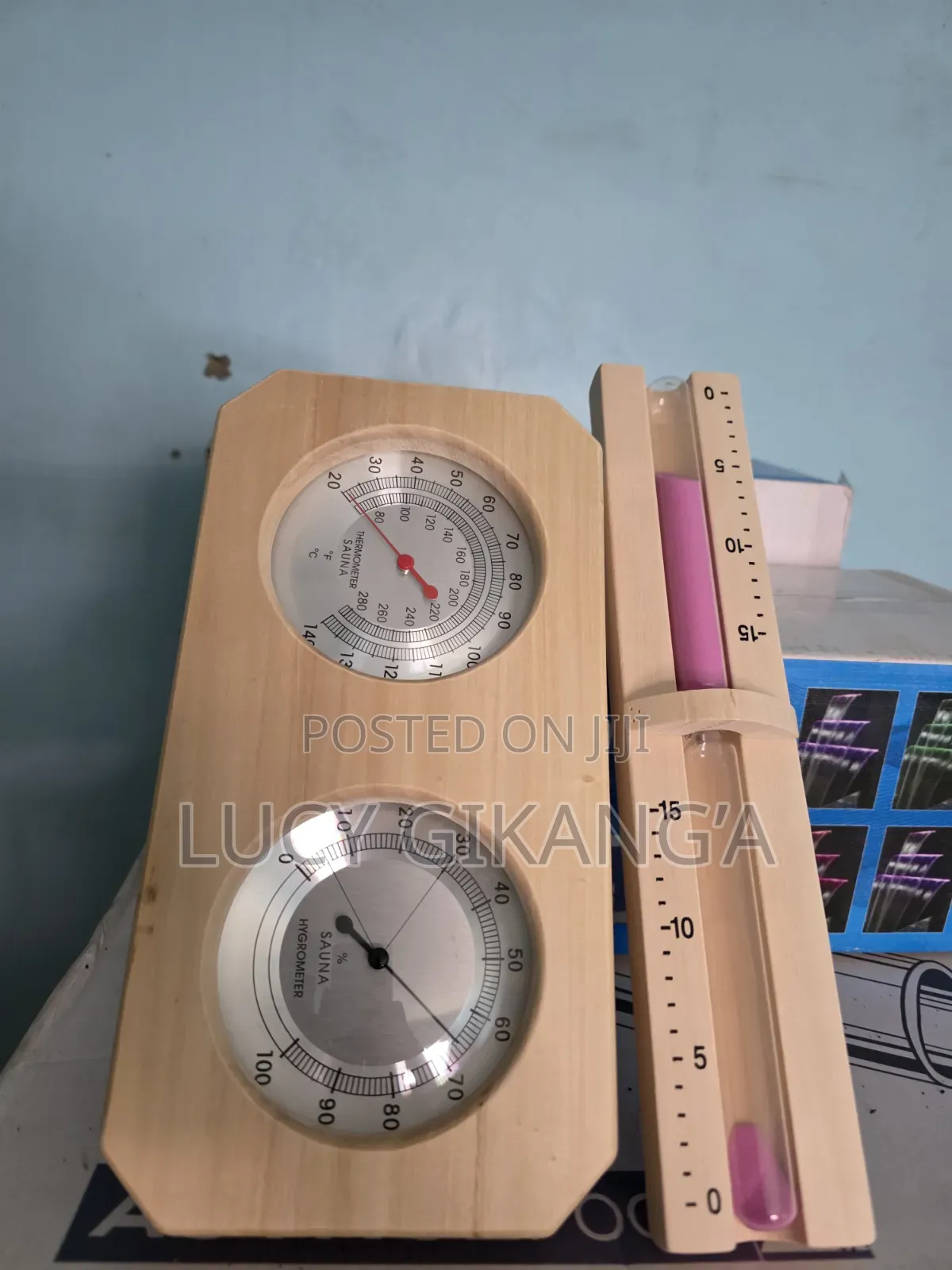 Sauna Hygrometer and Sandtimer