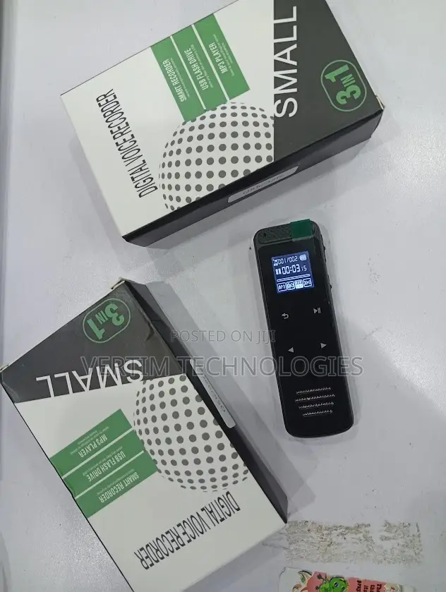 Portable Touch Screen Digital Audio Sound Voice Recorder