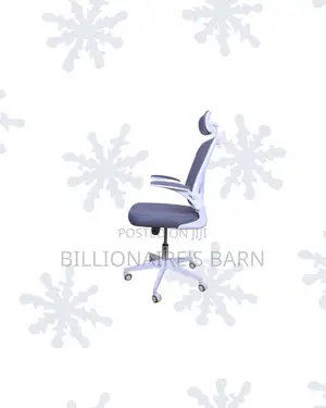 Ergonomic Office Chair Flip Up Arms Adjustable Headrest Professional