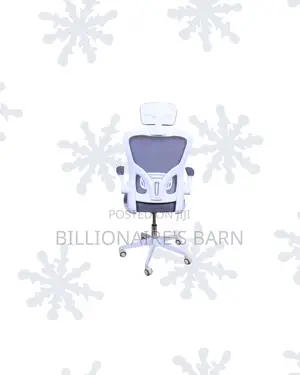 Ergonomic Office Chair Flip Up Arms Adjustable Headrest Professional