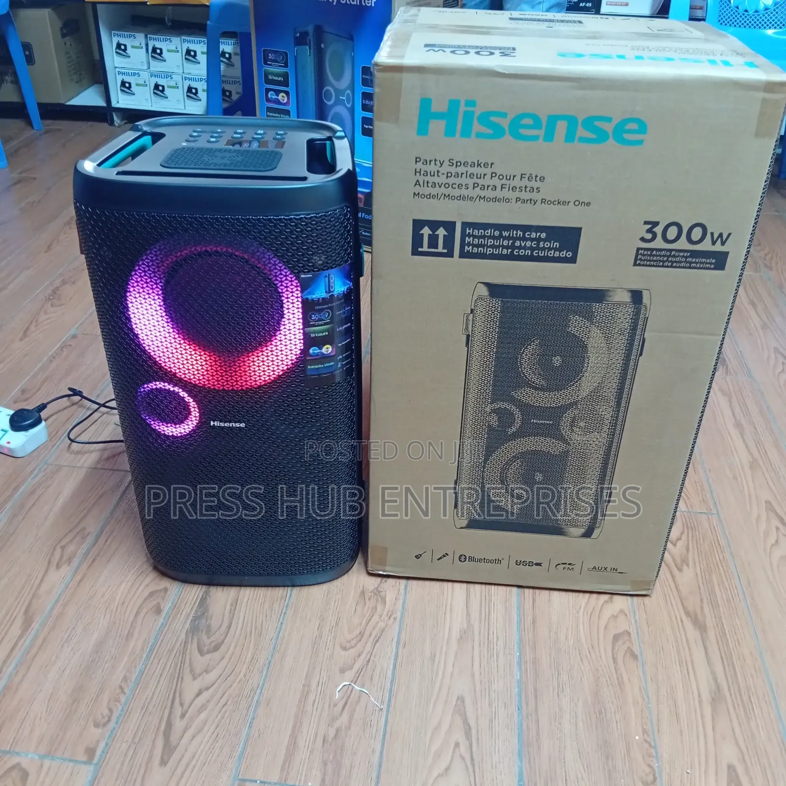 Hisense Party Rocker One Bluetooth Party Speaker.