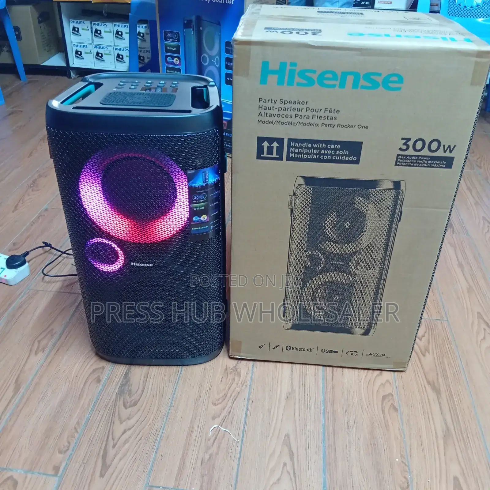 Hisense Party Rocker One Bluetooth Party Speaker.