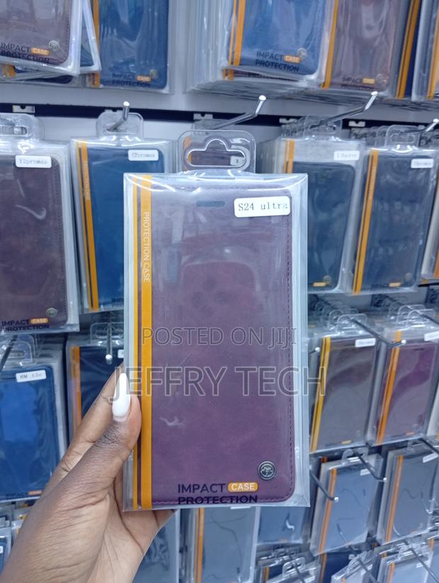 E Wallet Flip Case Designed for the Samsung Galaxy S24 Ultra. - main view