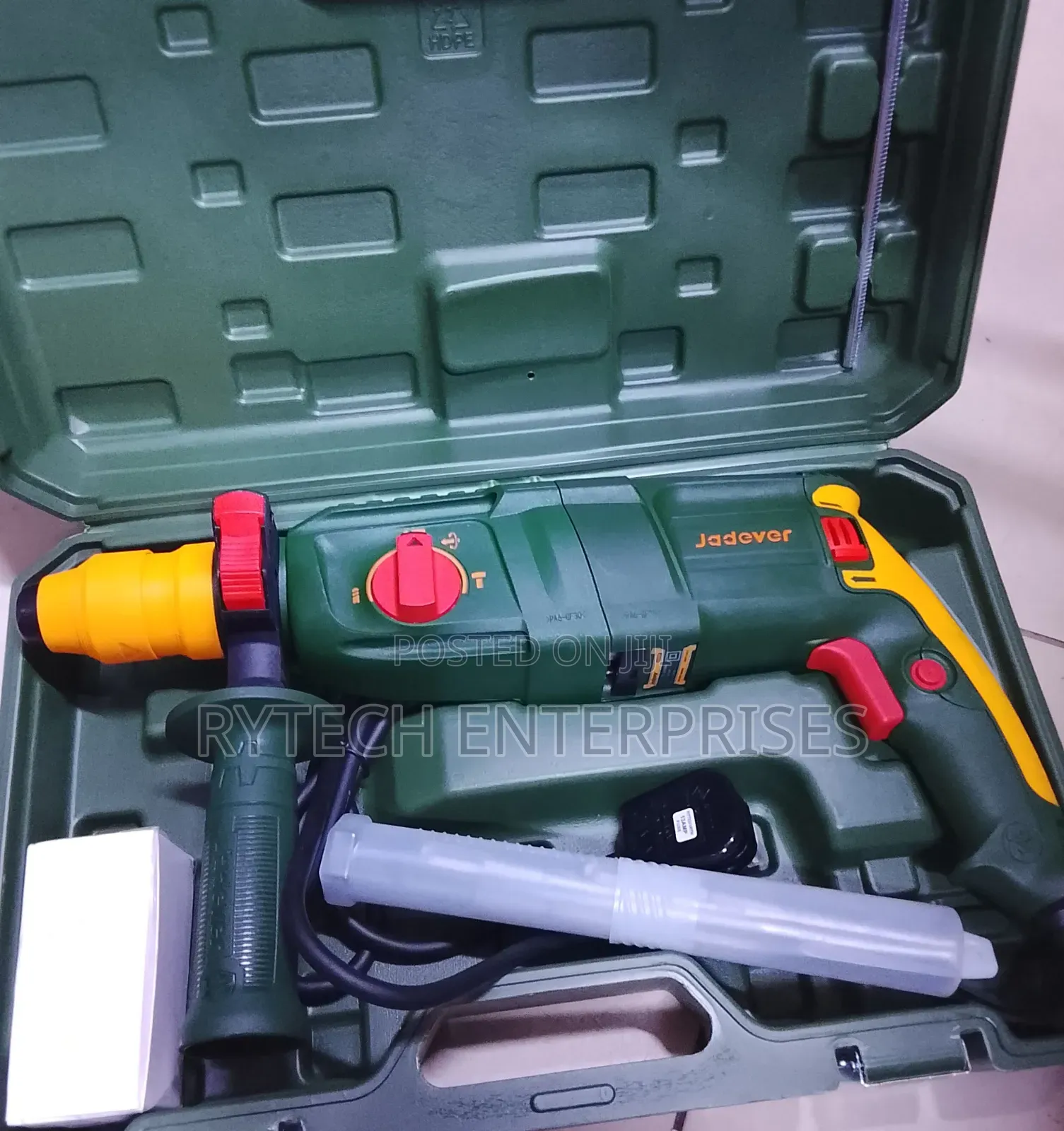 Jadever Double Chuck Electric Rotary Hammer Drill 800watts