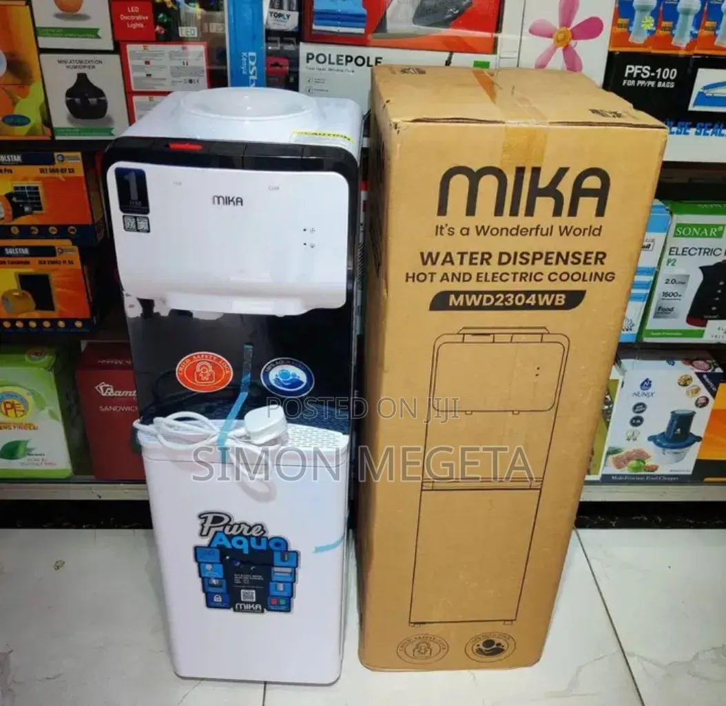 Mika Water Dispenser – Hot Cold With Child Lock (Clean Condition)