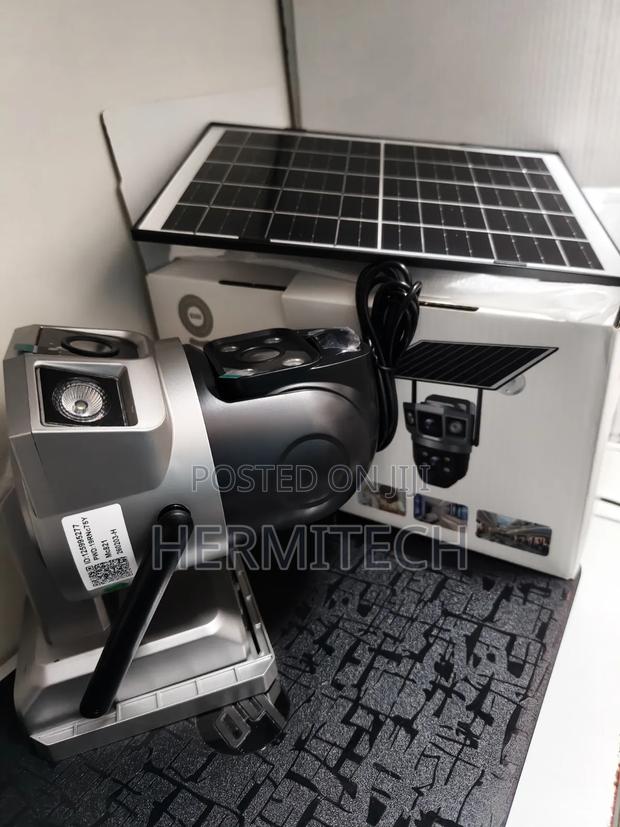 Wifi Dual Lens Solar Powered Pan/Tilt Rotation V380 - thumbnail 2