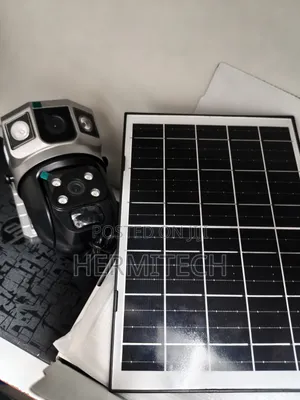 Solar Powered CCTV Dual Lens Wifi Model Supports Recording Playback
