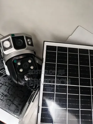 Solar Powered CCTV Dual Lens Wifi Model Supports Recording Playback