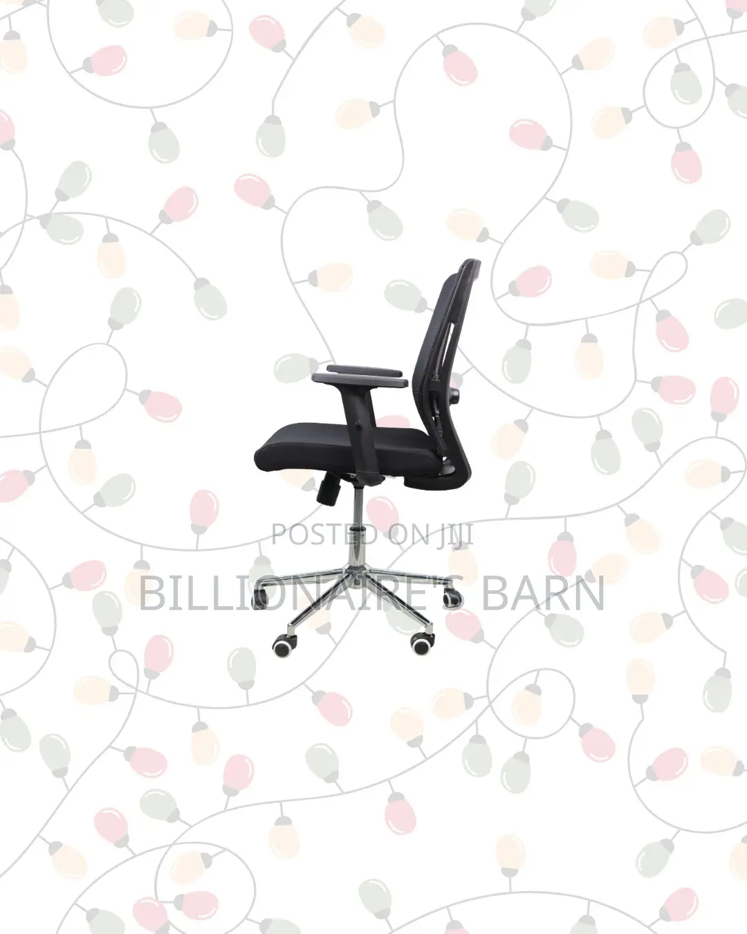 The Barn Origin Chair Mid Back Chrome Base Support Solution