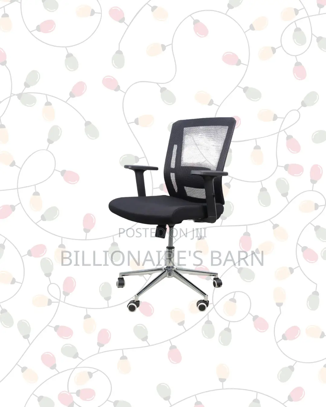 The Barn Origin Chair Mid Back Chrome Base Support Solution