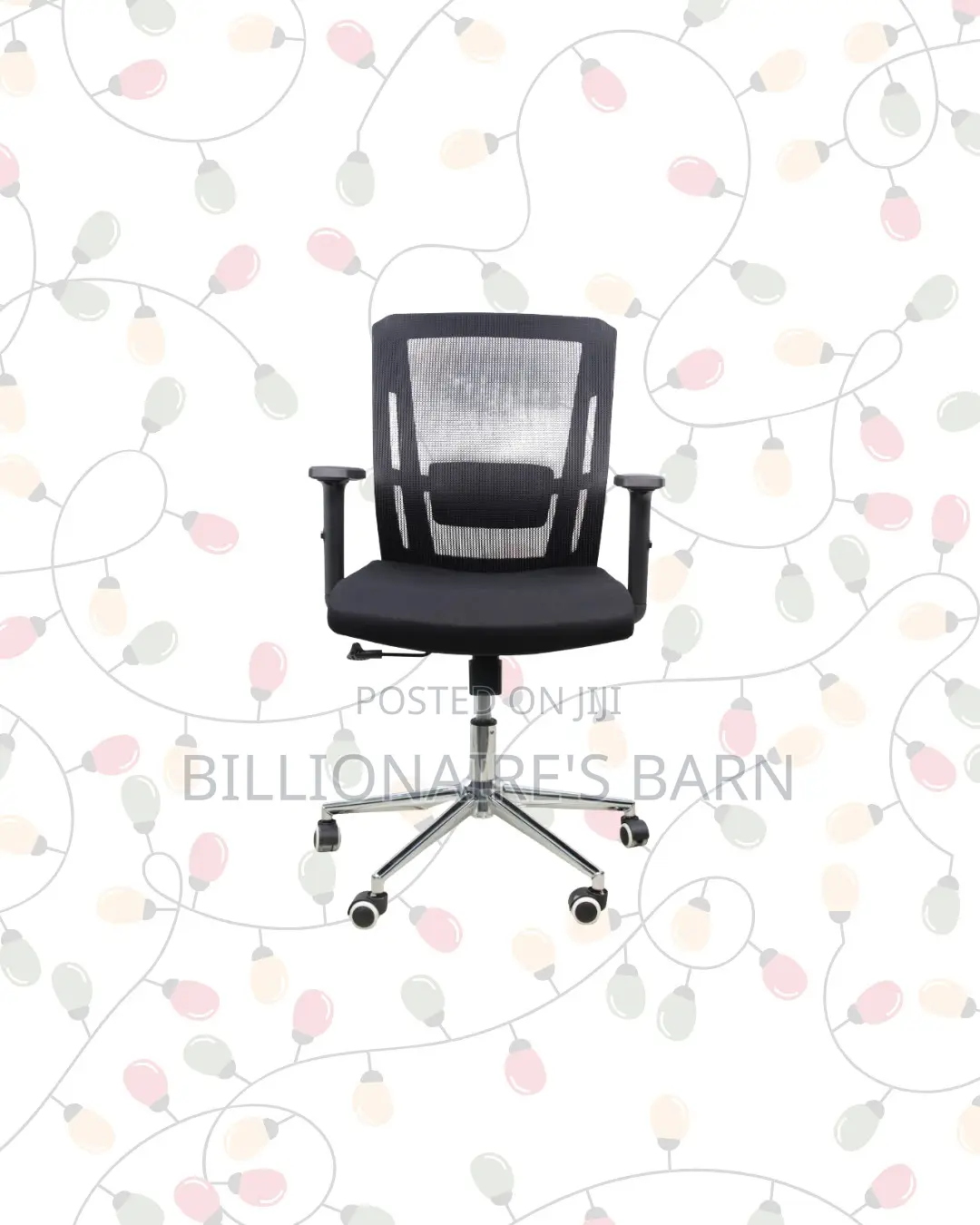 The Barn Origin Chair Mid Back Chrome Base Support Solution