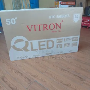 Vitron 50-Inch Qled Smart Tv, Model HTC-5088qf