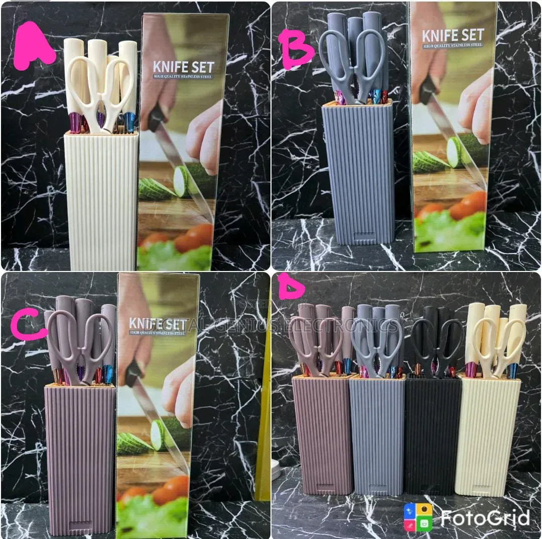 7-in-1 Kitchen Knife Scissors Set
