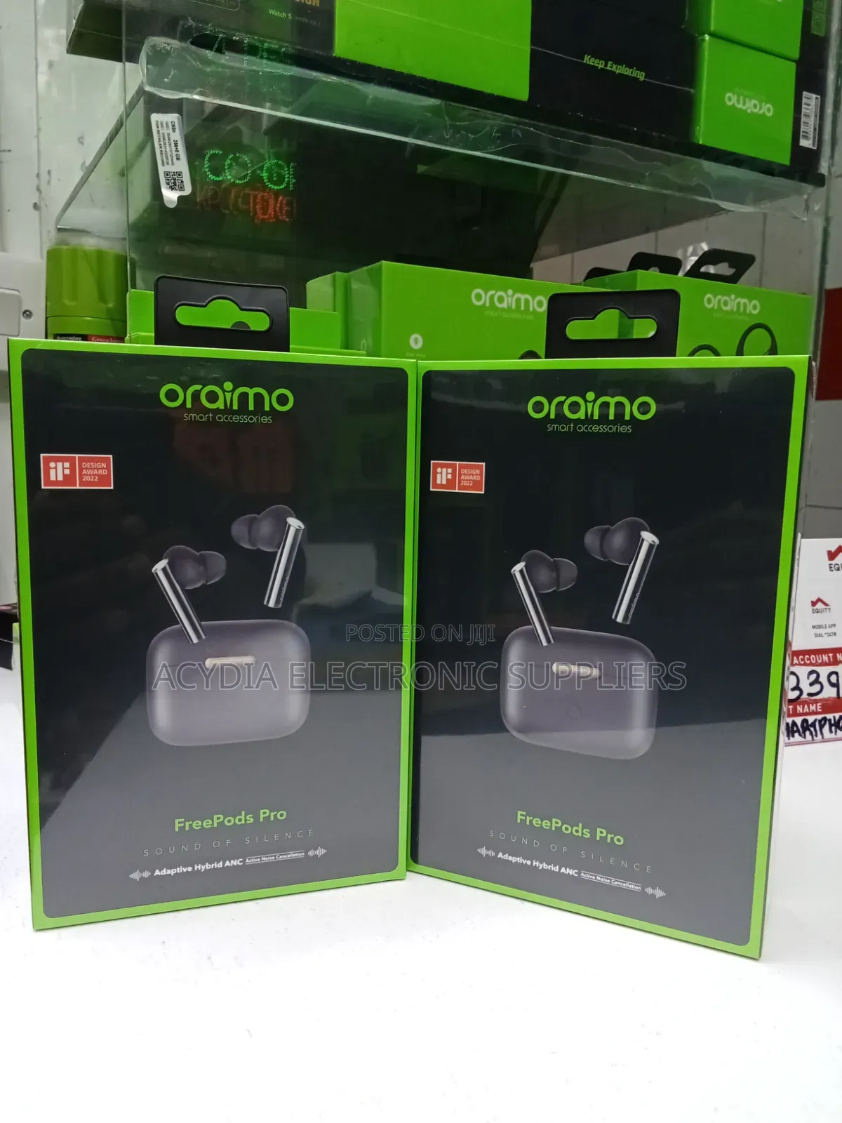 Oraimo Freepods Pro With Adaptive Hybrid Active Noise Cancellation