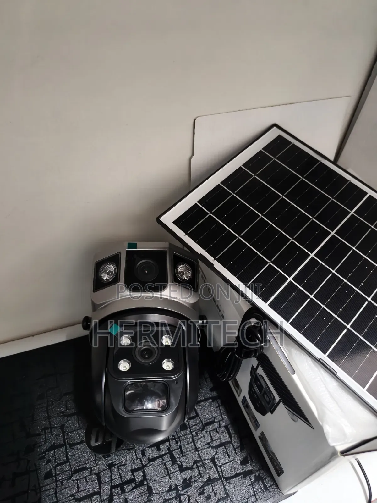 Dual Lens Wifi Smart Solar Powered With Two-Way Voice Intercom System