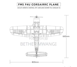 FMS F4u Corsairrc Rc Plane in Kenya