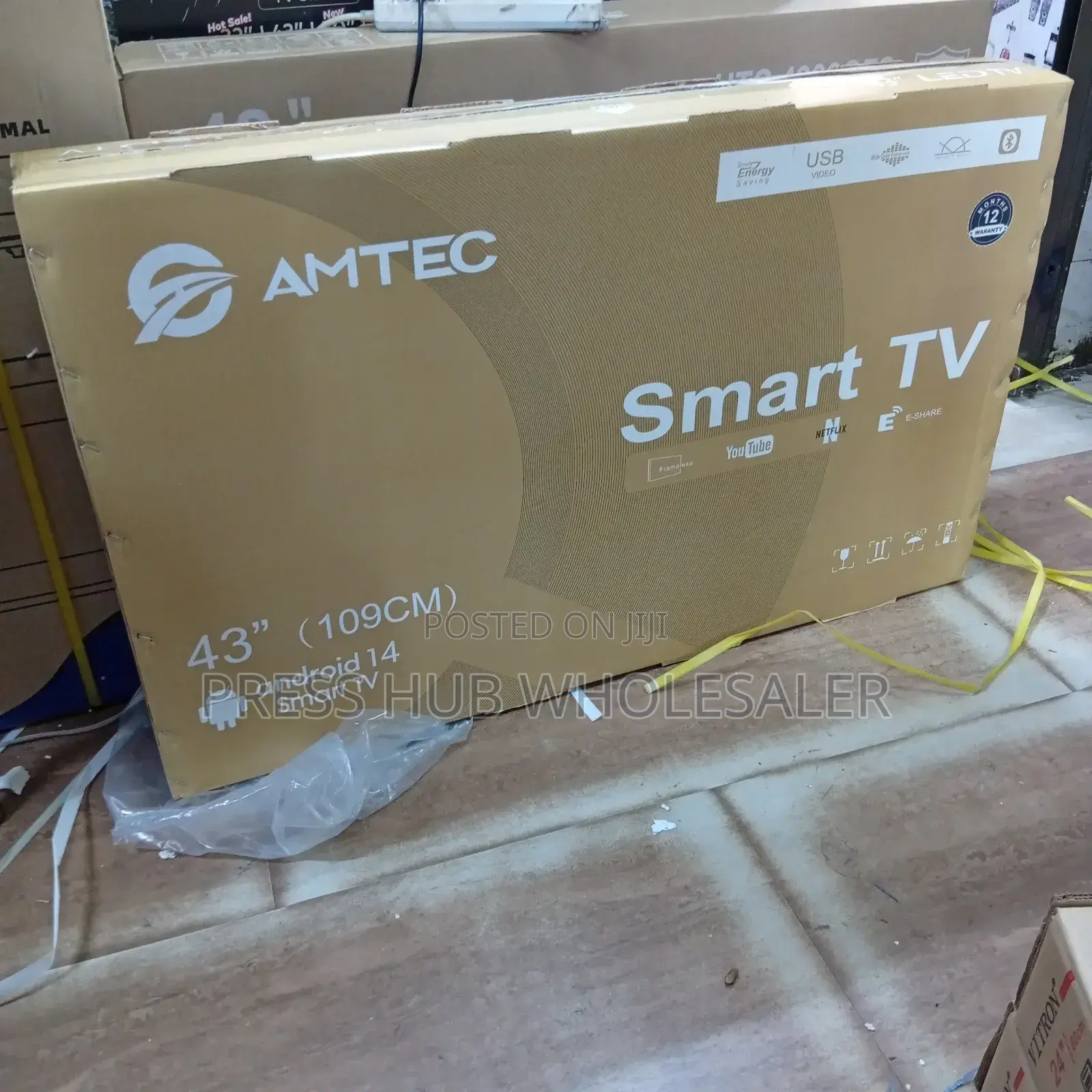 Amtec 43-Inch Android Smart Tv.