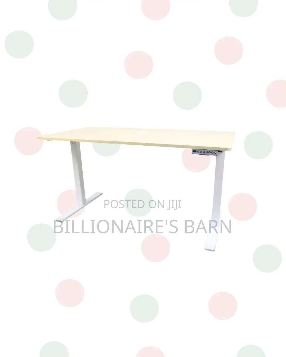 Transform Productivity - 1400x700mm Standing Desk Stable Dual-Monitor