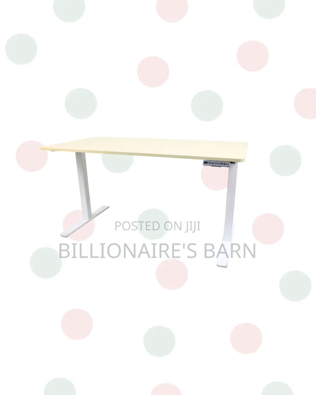 Transform Productivity - 1400x700mm Standing Desk Stable Dual-Monitor